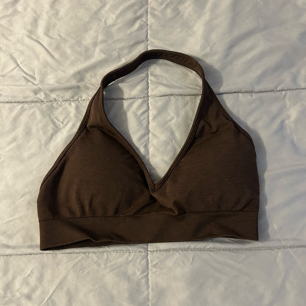Brown young LA sports bra